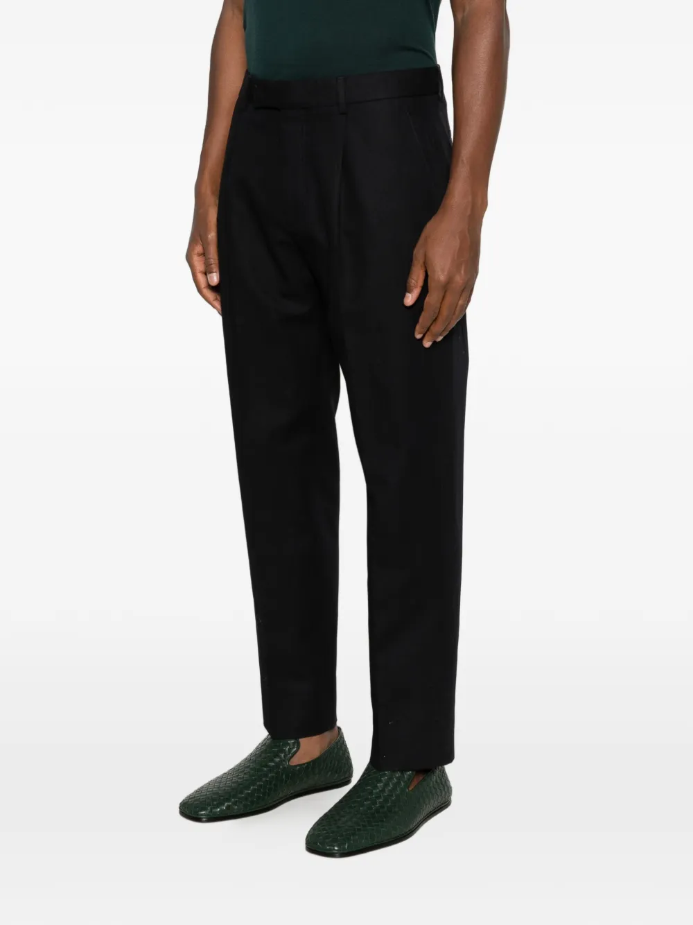 Zegna Plooibroek Blauw