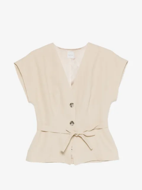 Paul Smith top con cinturón y cuello en V