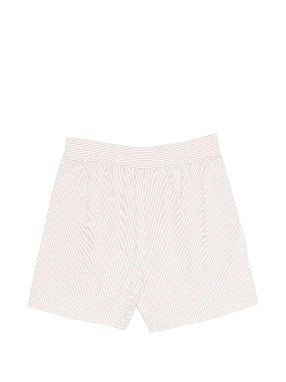 PS Paul Smith Gestreepte seersucker shorts Beige
