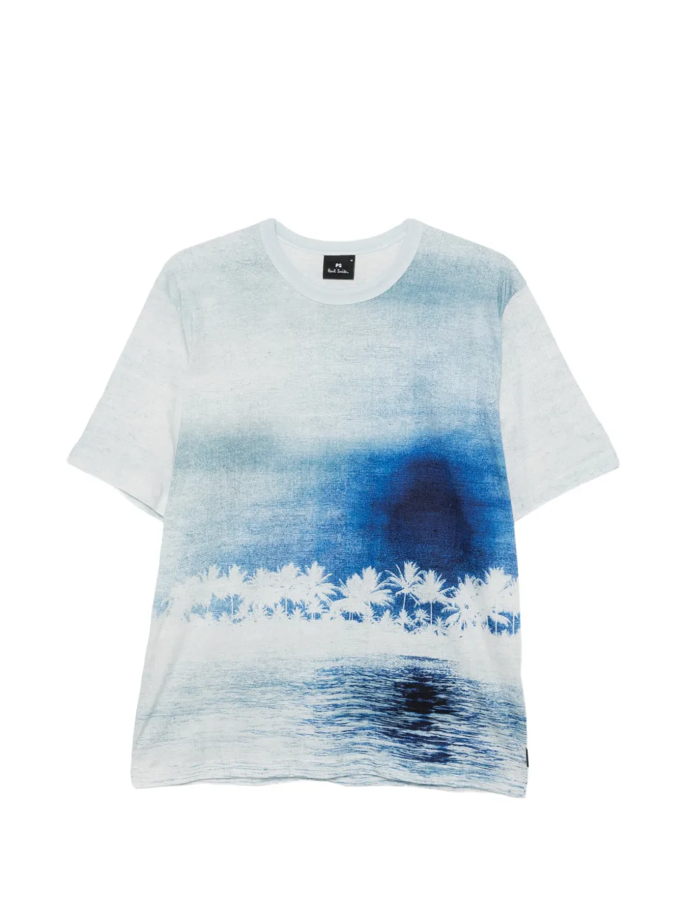 Paul Smith palm-tree-print T-shirt - Bianco