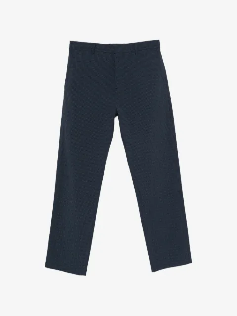 Paul Smith houndstooth-pattern elasticated trousers