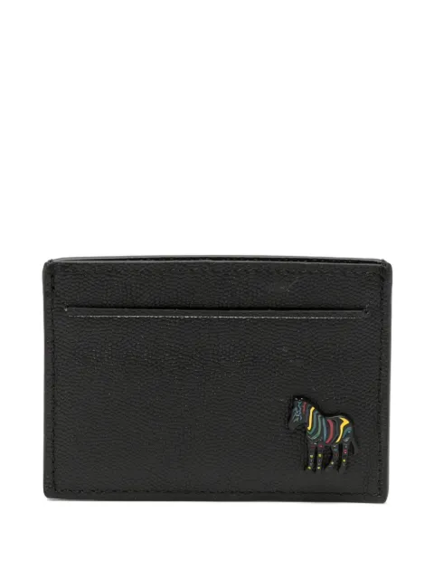Paul Smith Zebra-patch pebbled cardholder