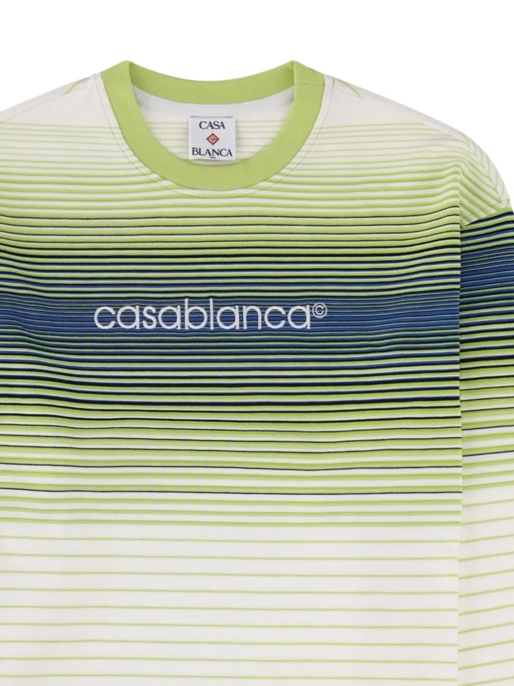 Casablanca Gestreepte sweater Groen