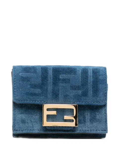 FENDI cartera con placa del logo FF