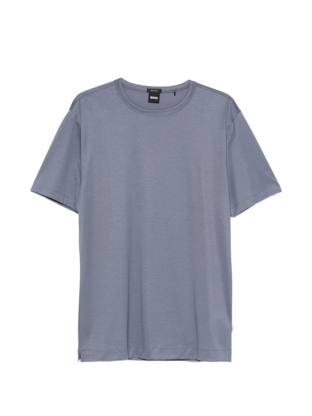 BOSS crew-neck T-shirt - Blu