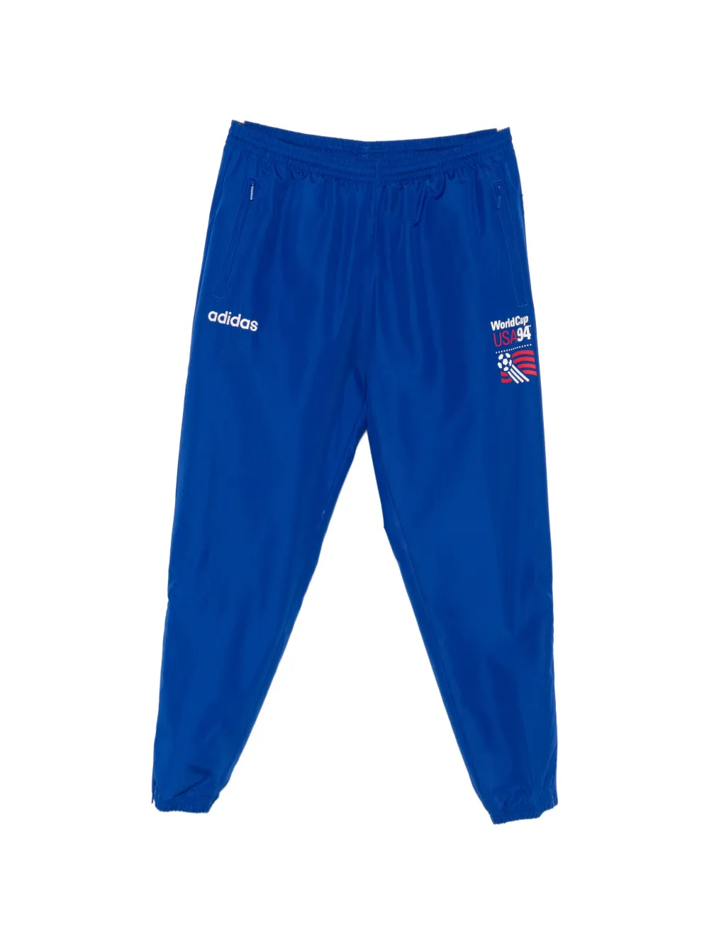 adidas logo-embroidered track pants - Blu