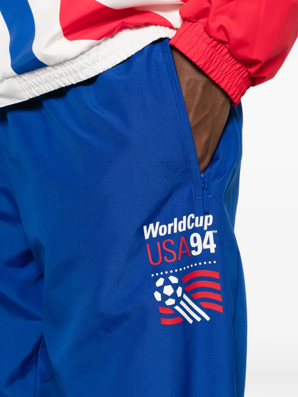 adidas Trainingsbroek met geborduurd logo Blauw