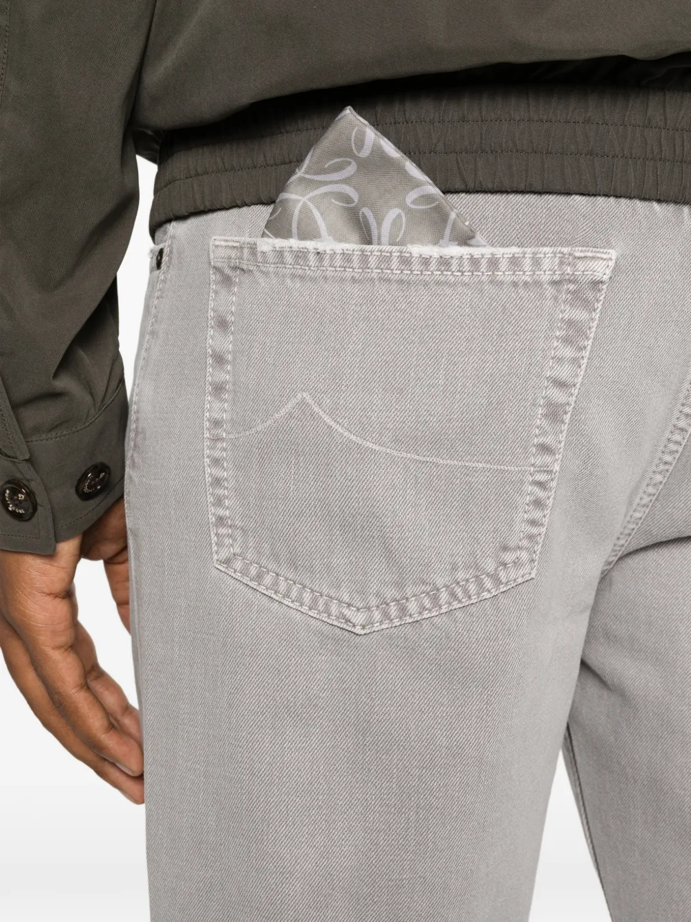 Jacob Cohën Edo straight broek Grijs