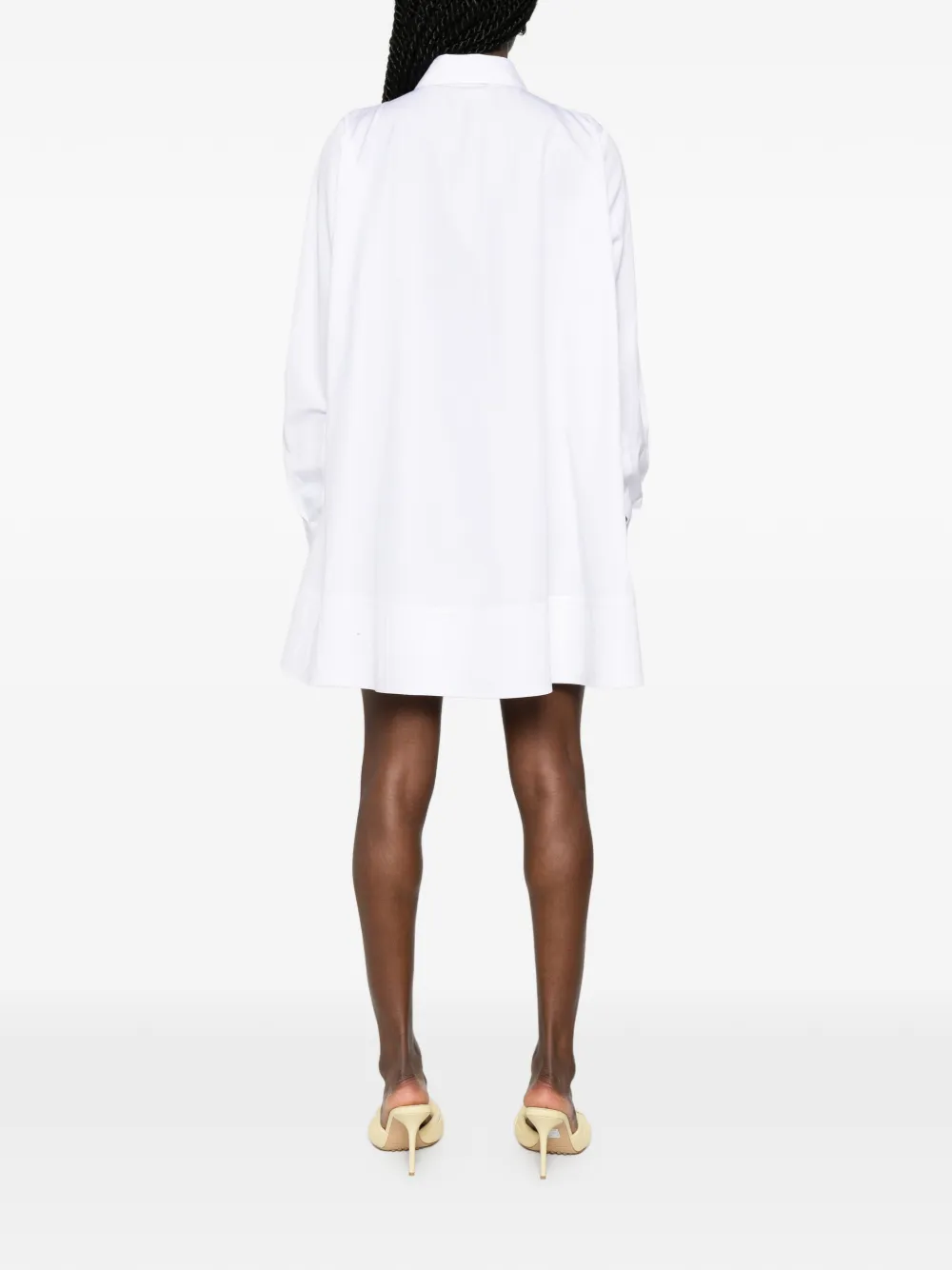 Stella McCartney Midi-blousejurk met borstzak Wit