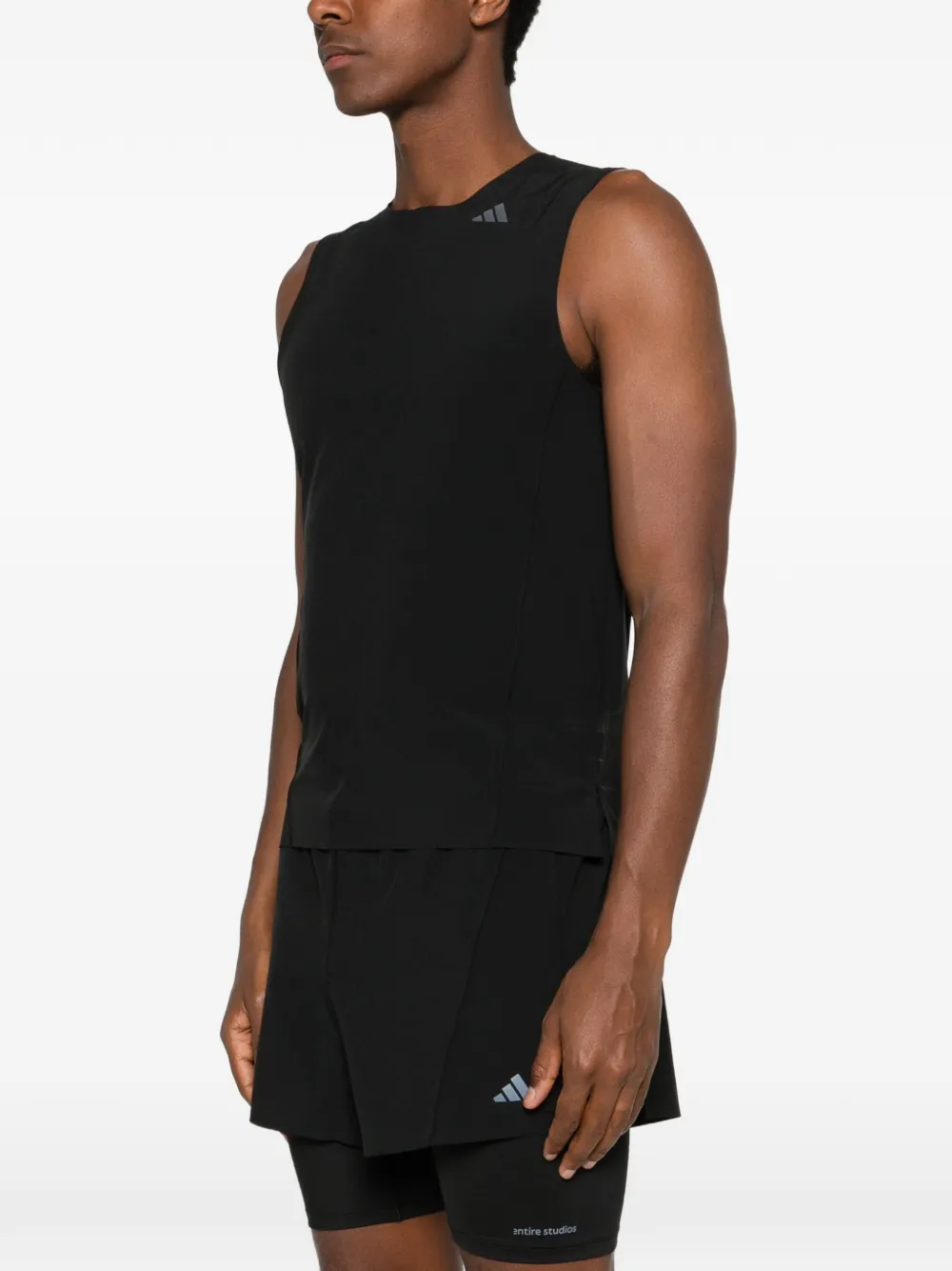 adidas x Gehele Studios tanktop met logoprint Zwart