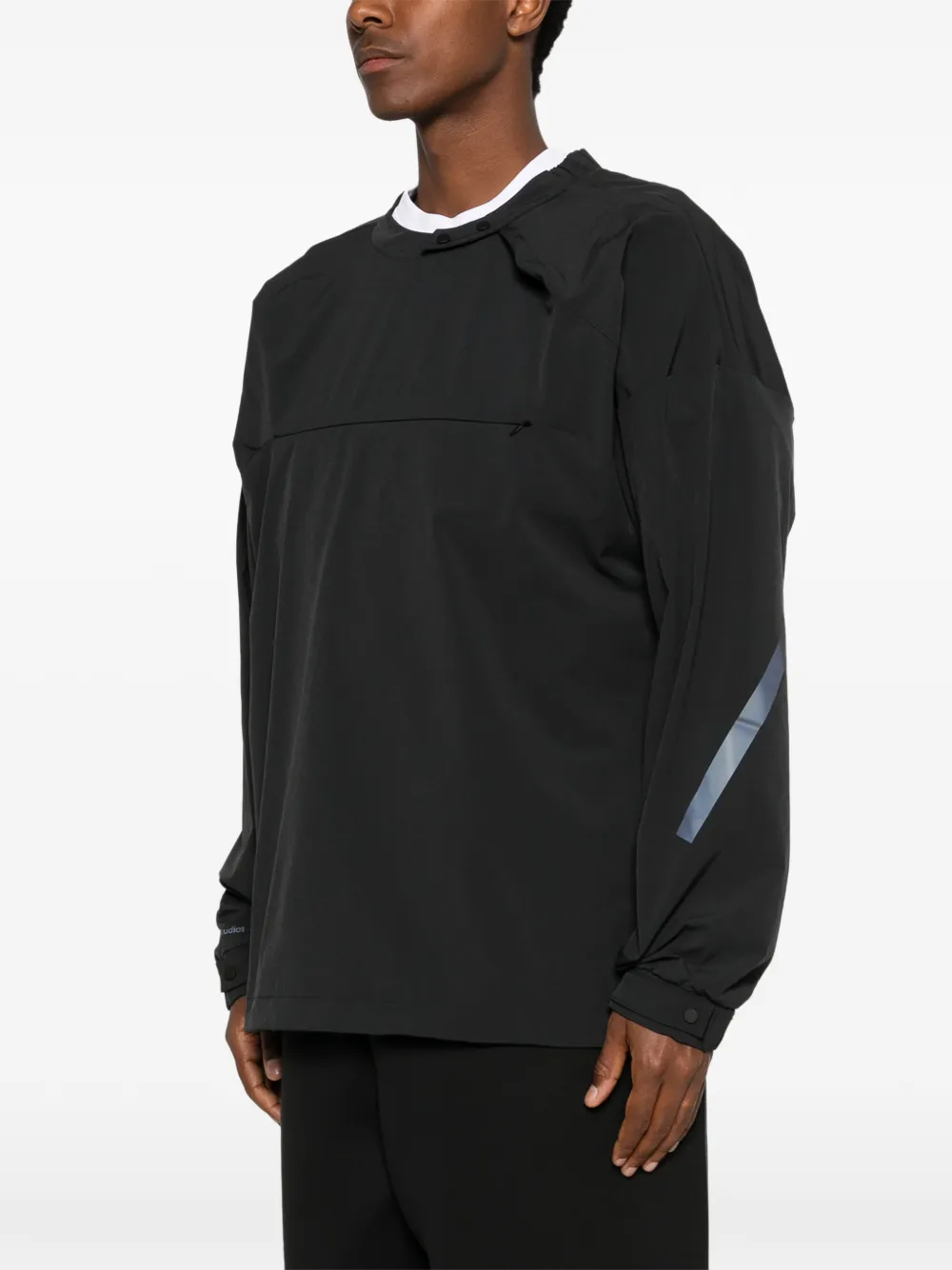 adidas x Gehele Studios sweater met reflecterend detail Zwart