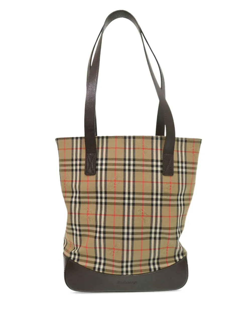 Burberry Pre-Owned 2000-2017 Haymarket Check Canvas tote bag - Toni neutri