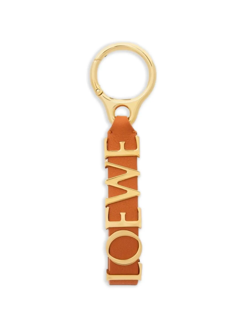 LOEWE bold leather keyring - Orange