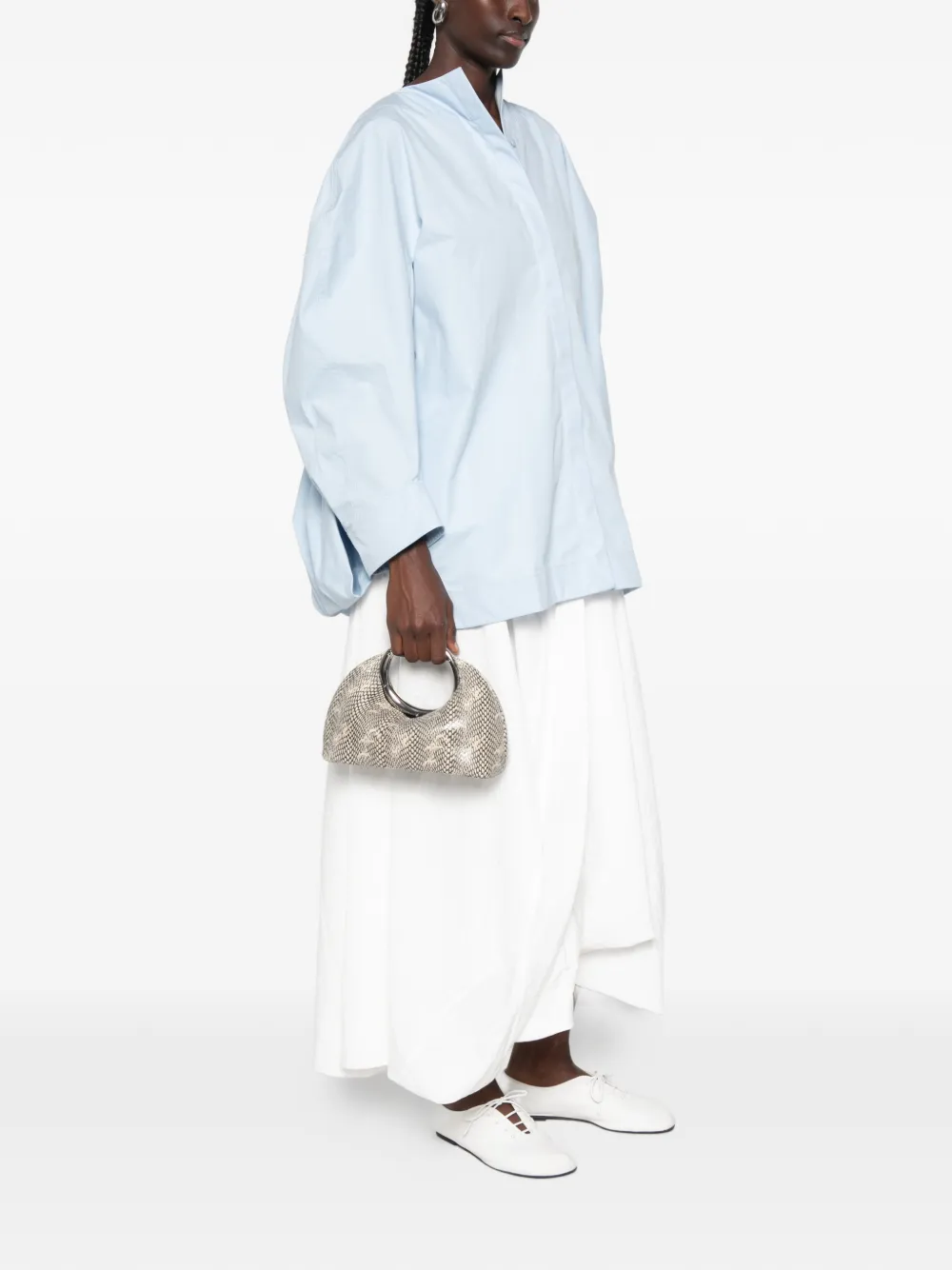 Jacquemus The Pittore bouffant blouse Blauw