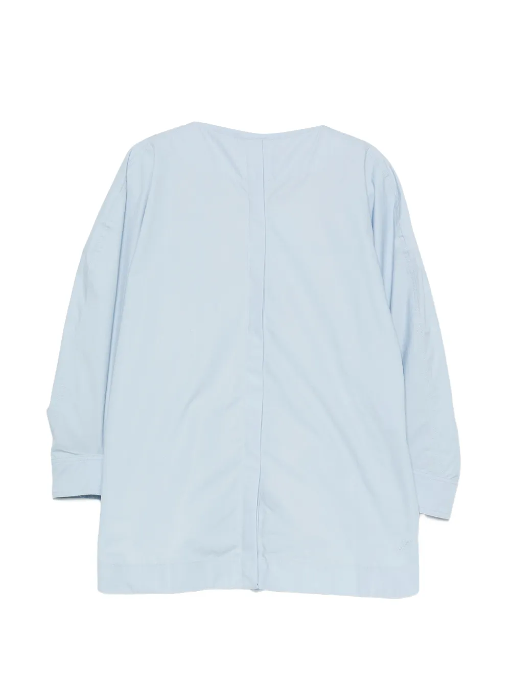 Jacquemus puff-sleeve balloon-back dress - Blau