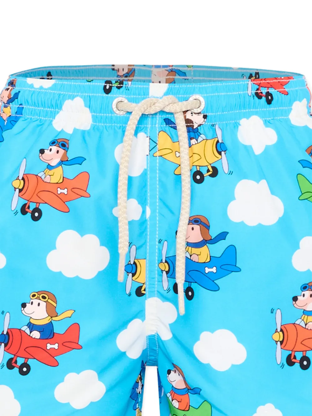 MC2 Saint Barth Kids Zwembroek met trekkoord Blauw