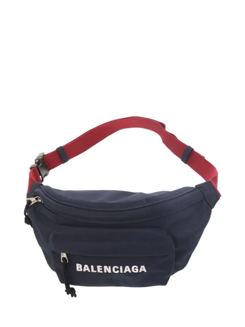 Balenciaga Pre-Owned 2020 Nylon Logo Wheel belt bag