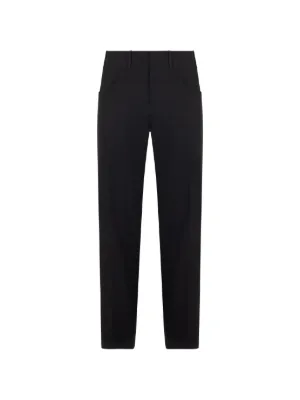 Jil Sander センタープレス パンツ | ブラック | FARFETCH JP