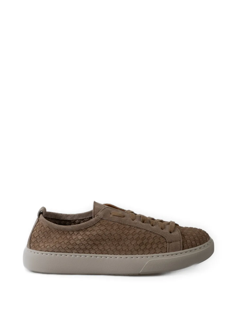 CALCE interwoven sneakers - Marrone