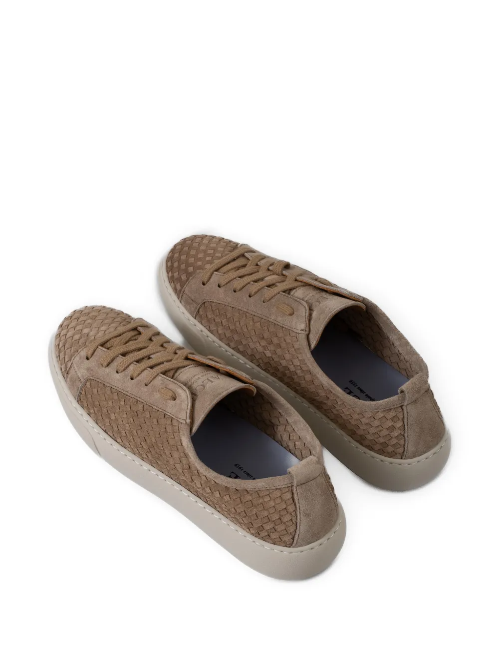CALCE Geweven sneakers Bruin