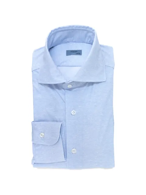 Barba spread-collar shirt