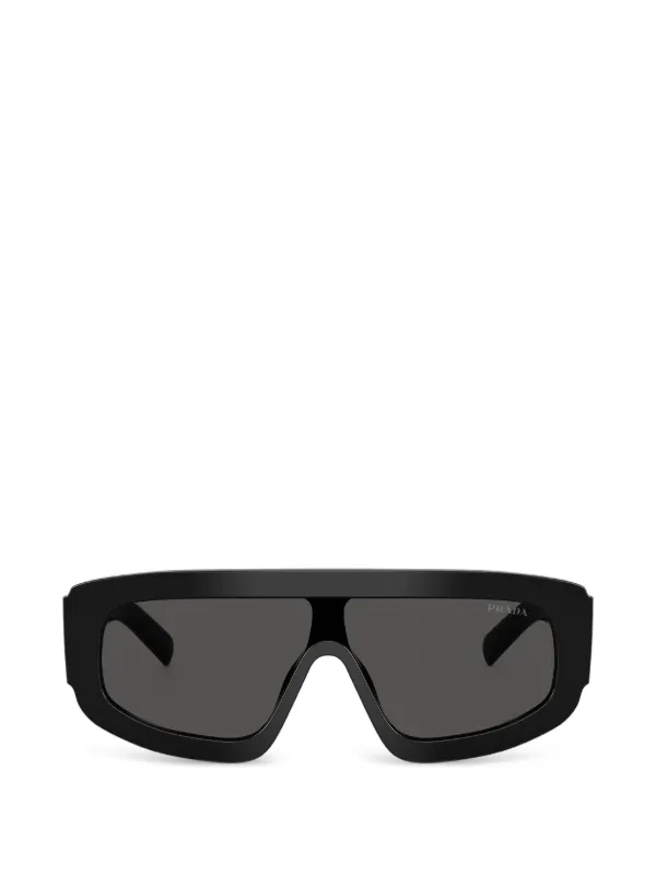 Prada Eyewear ロゴディテール サングラス | ブラック | FARFETCH JP