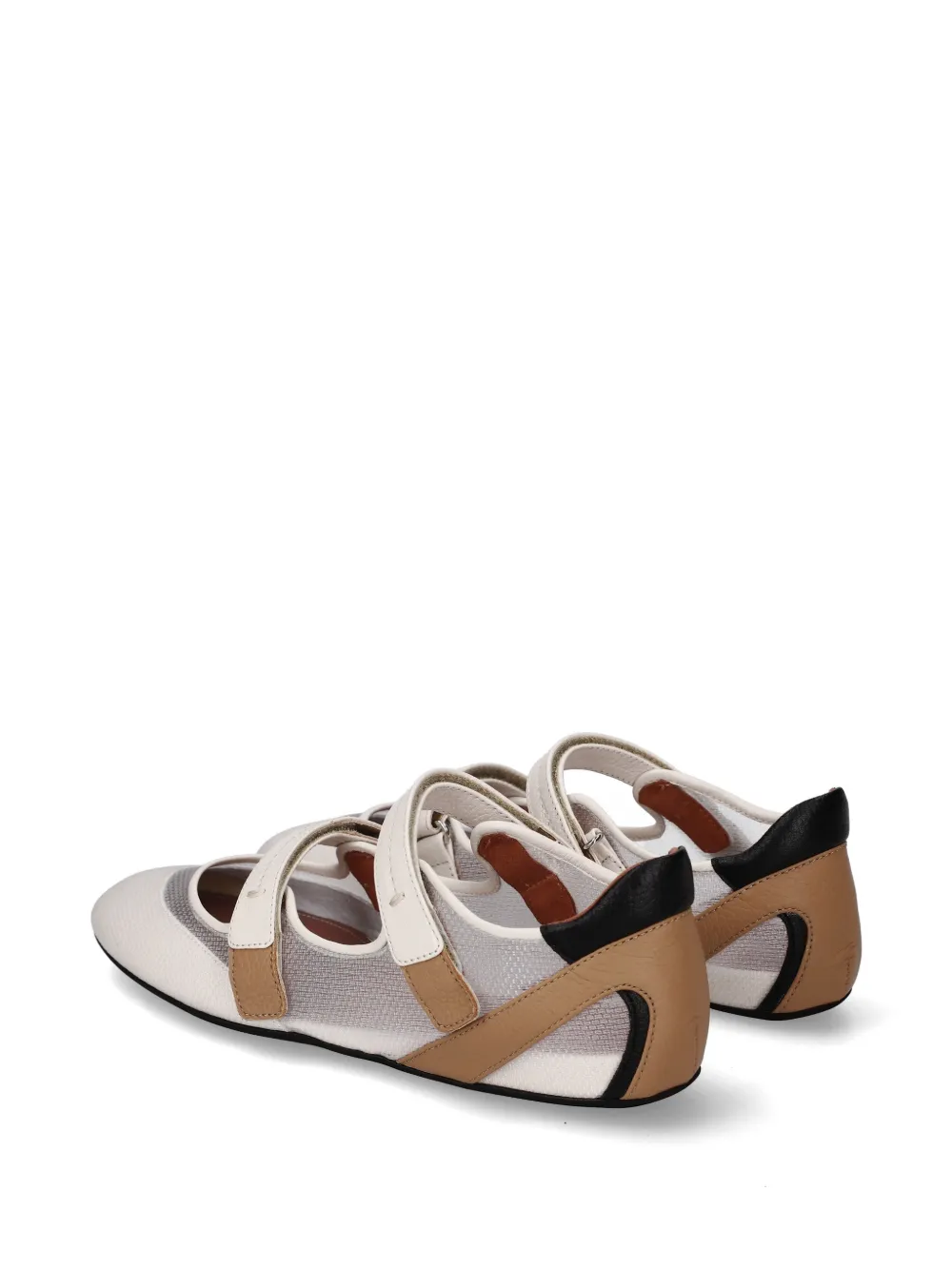 Premiata Mary Jane ballerina's met klittenband Wit
