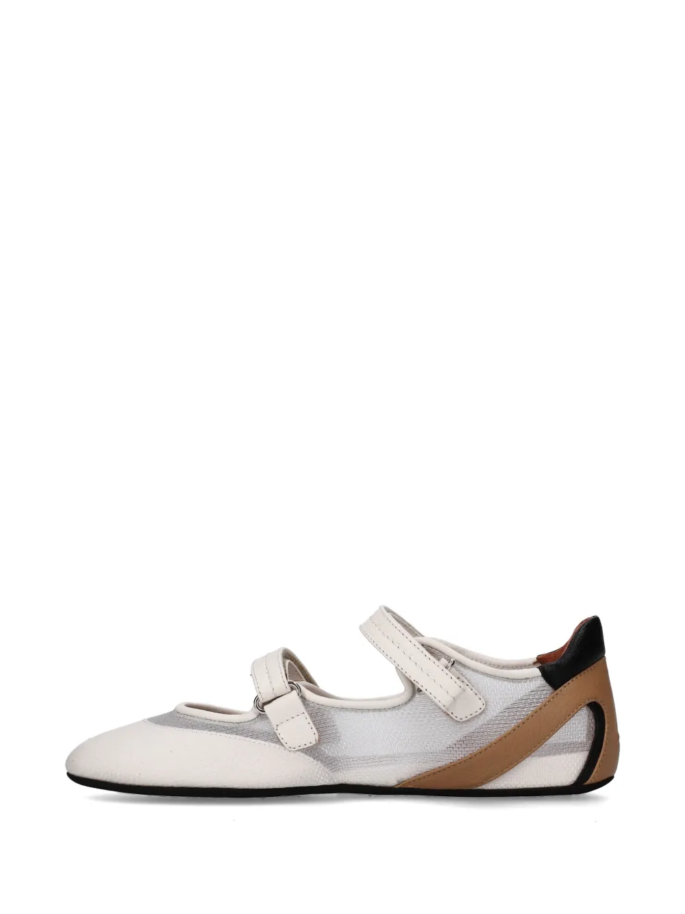 Premiata Mary Jane ballerina's met klittenband Wit