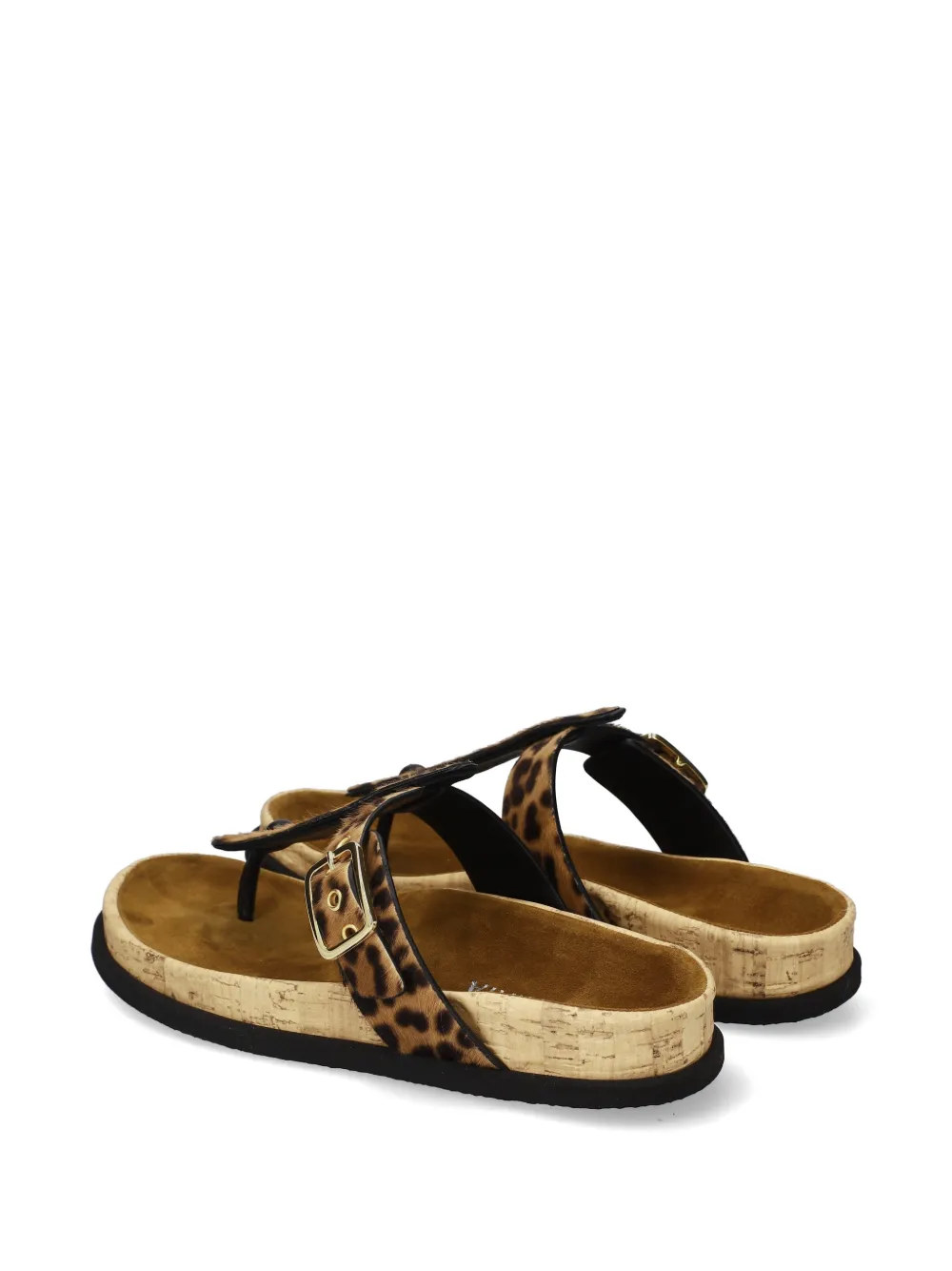 Premiata Sandalen met luipaardprint Beige
