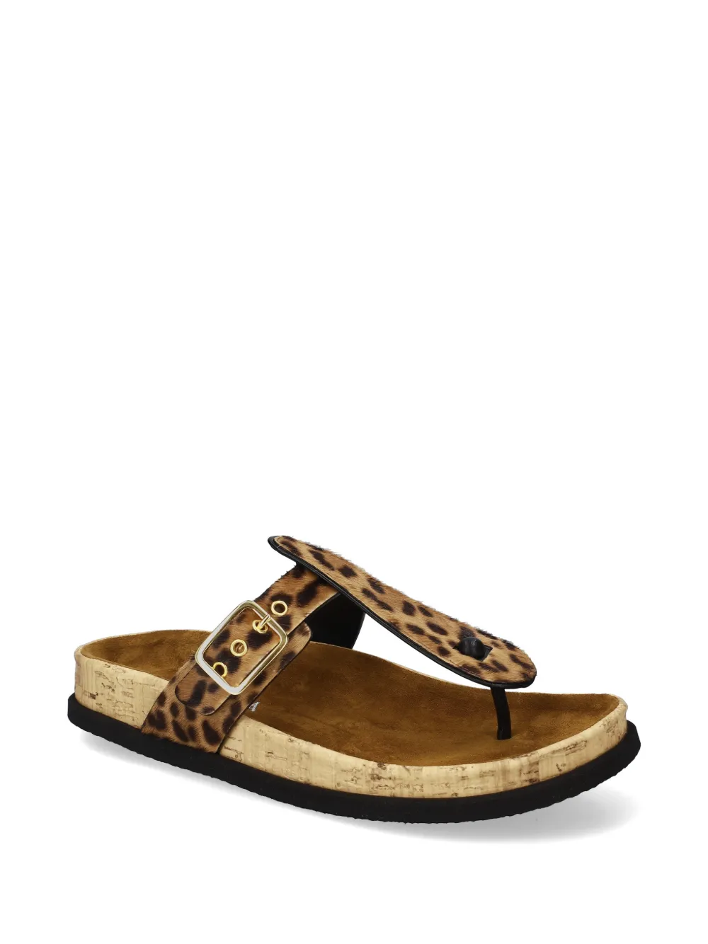 Premiata Sandalen met luipaardprint Beige