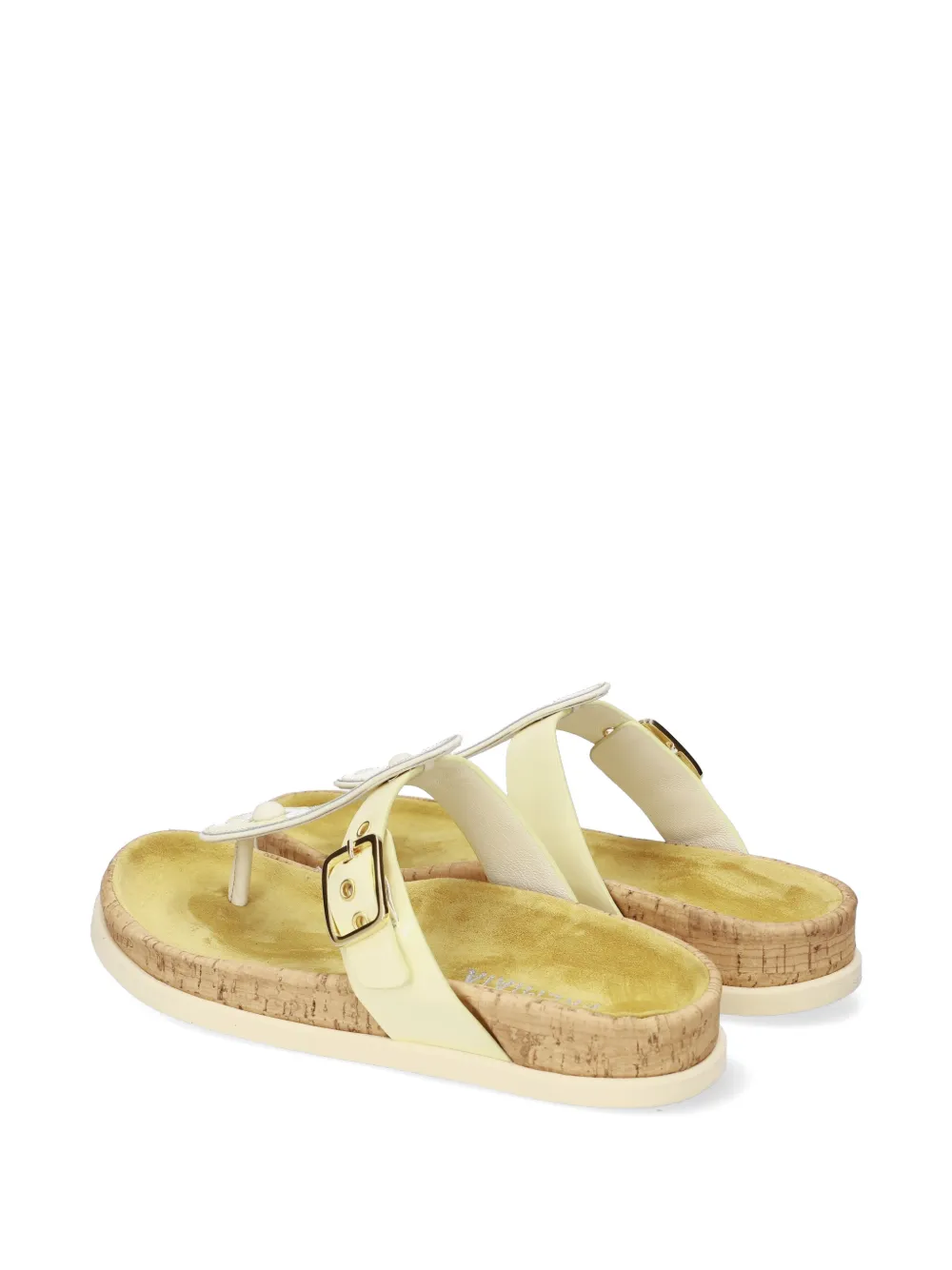 Premiata Platte sandalen met gesp Beige