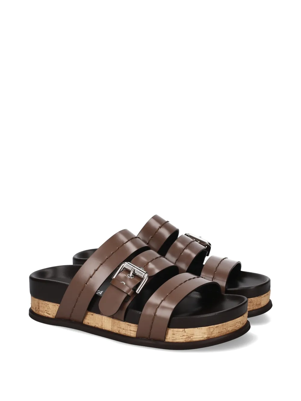 Premiata Sandalen met gesp Bruin