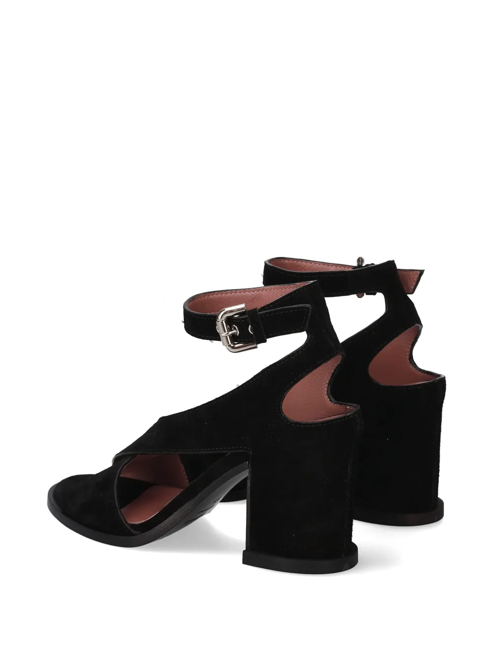 Premiata Sandalen met gekruiste enkelbandjes Zwart