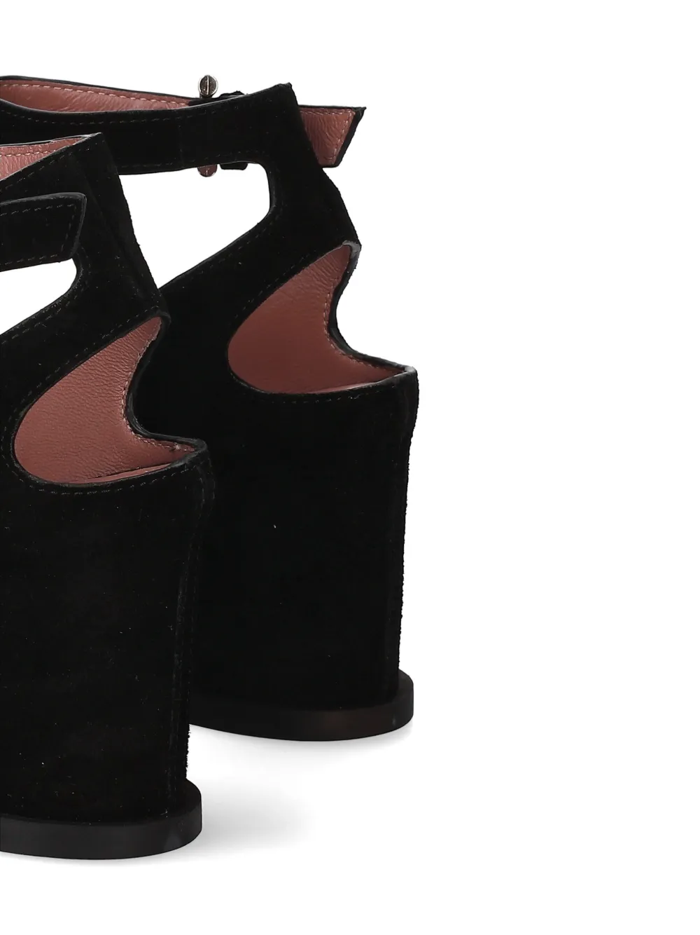 Premiata Sandalen met gekruiste enkelbandjes Zwart