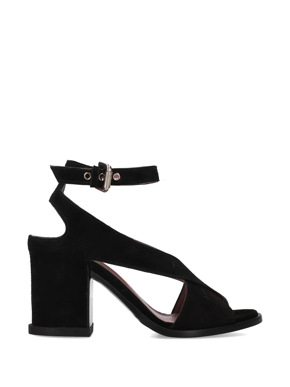 Premiata crossover ankle strap sandals - Nero