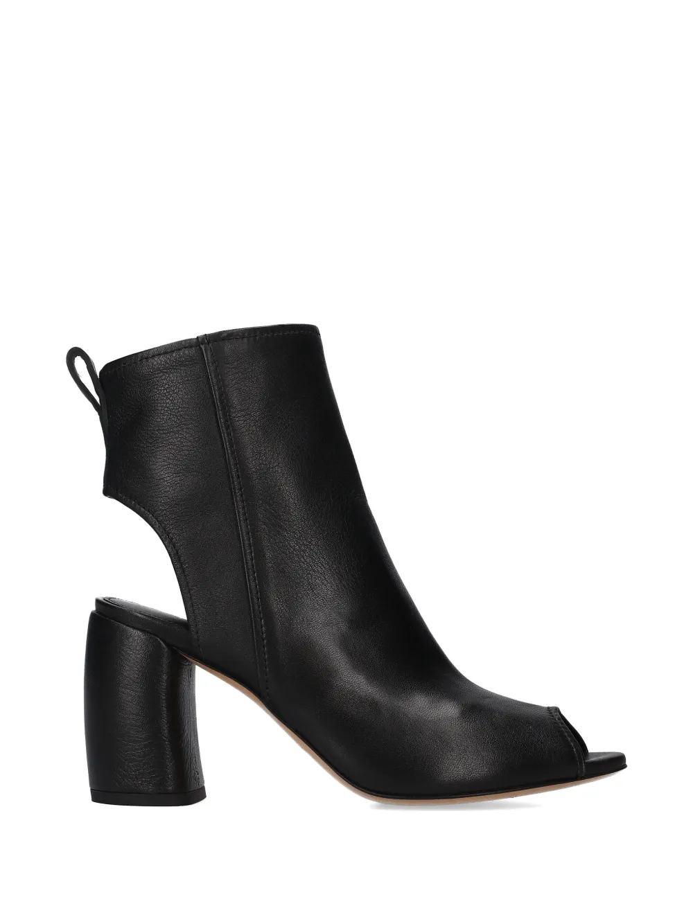 Premiata cut-out leather heeled sandals - Nero