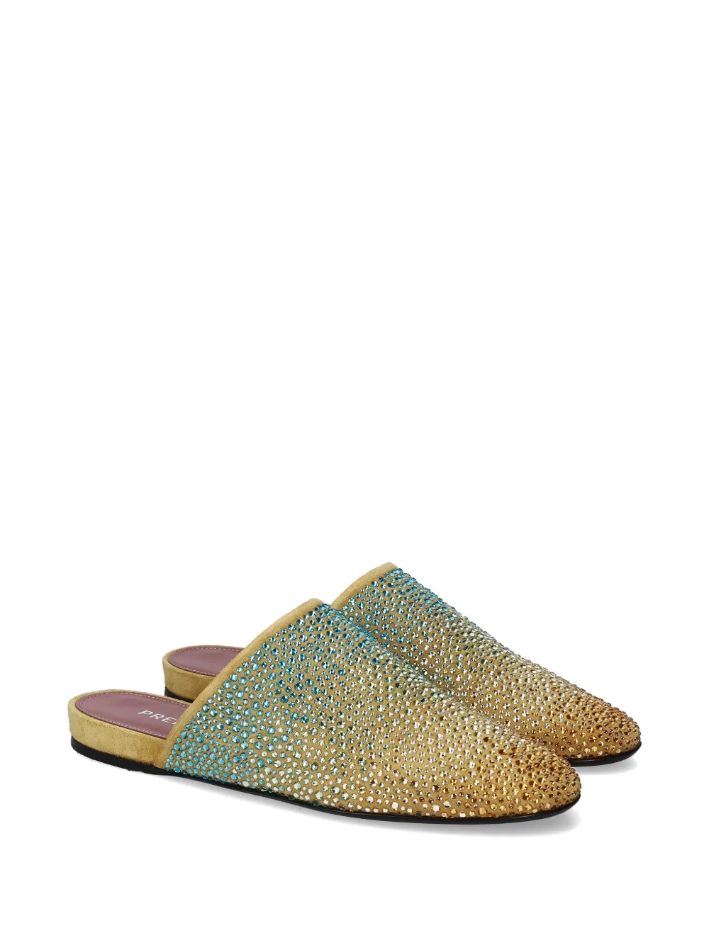 Premiata Muiltjes verfraaid met stras Goud