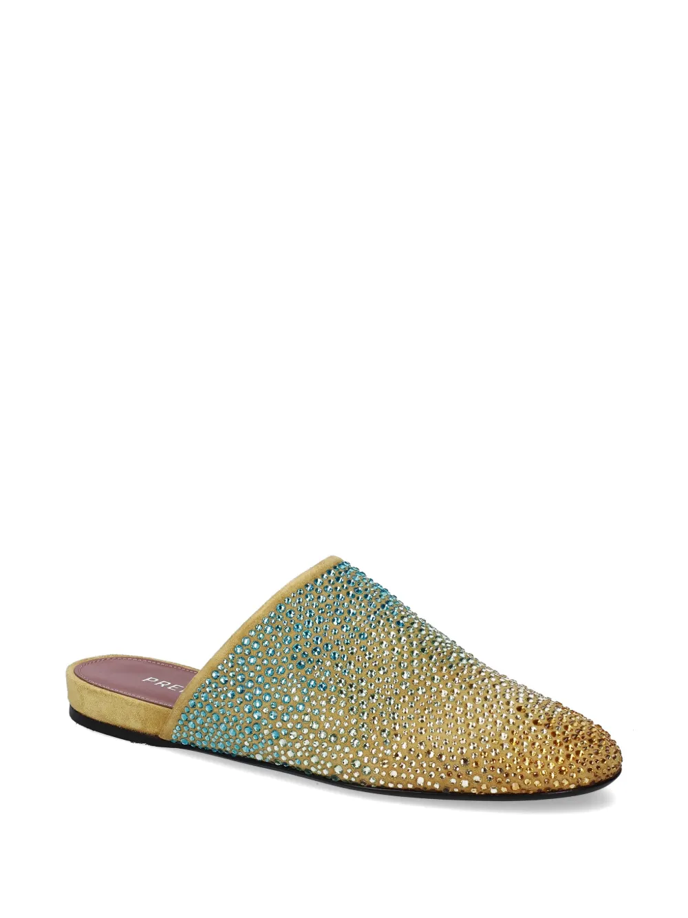 Premiata Muiltjes verfraaid met stras Goud