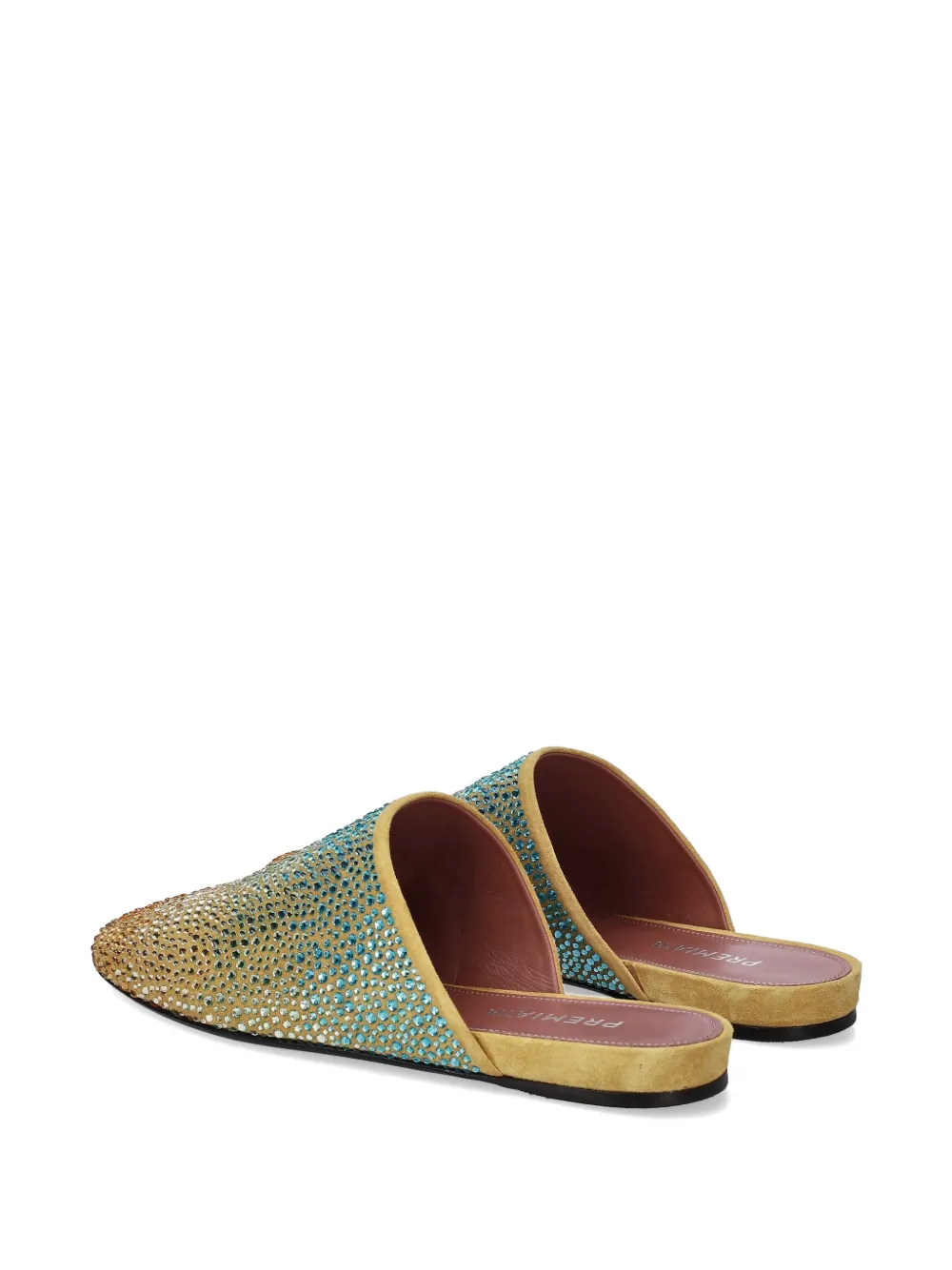 Premiata Muiltjes verfraaid met stras Goud