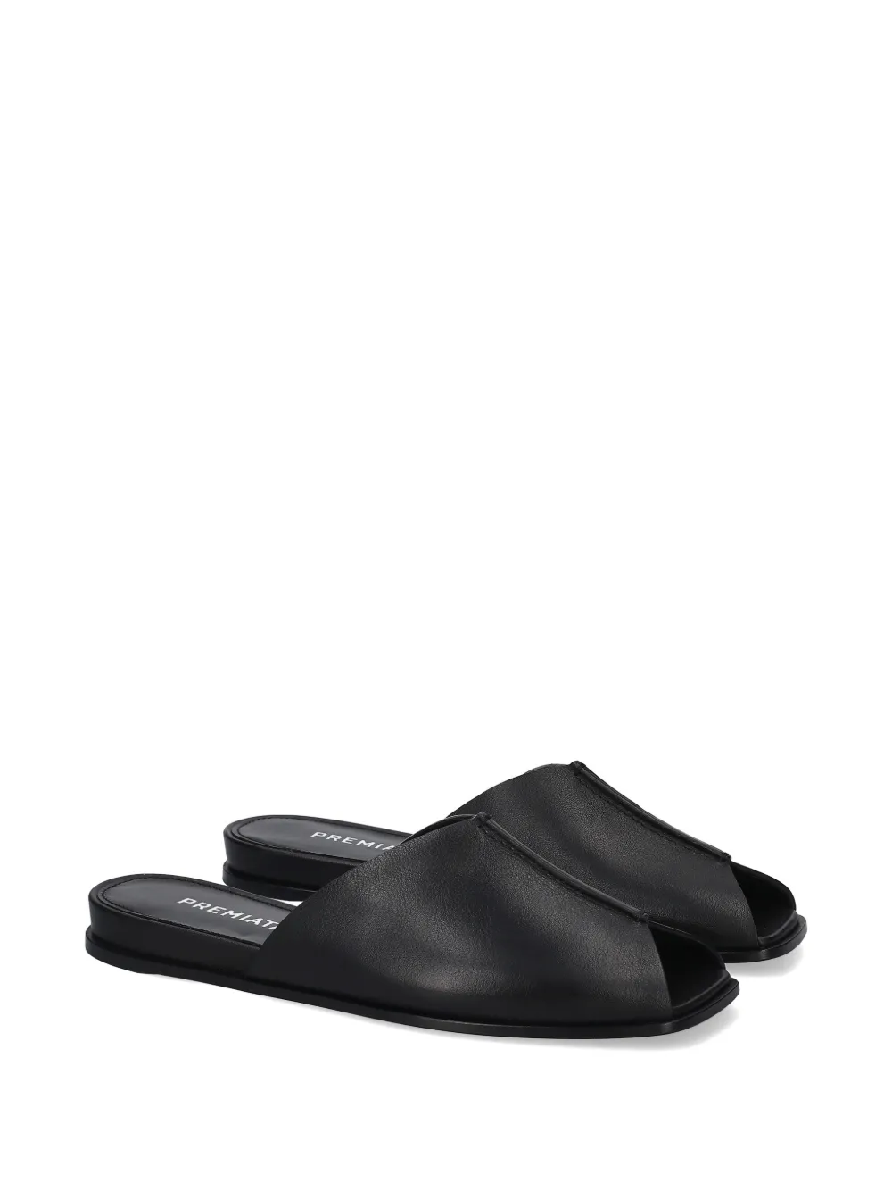 Premiata Muiltjes met vierkante open neus Zwart