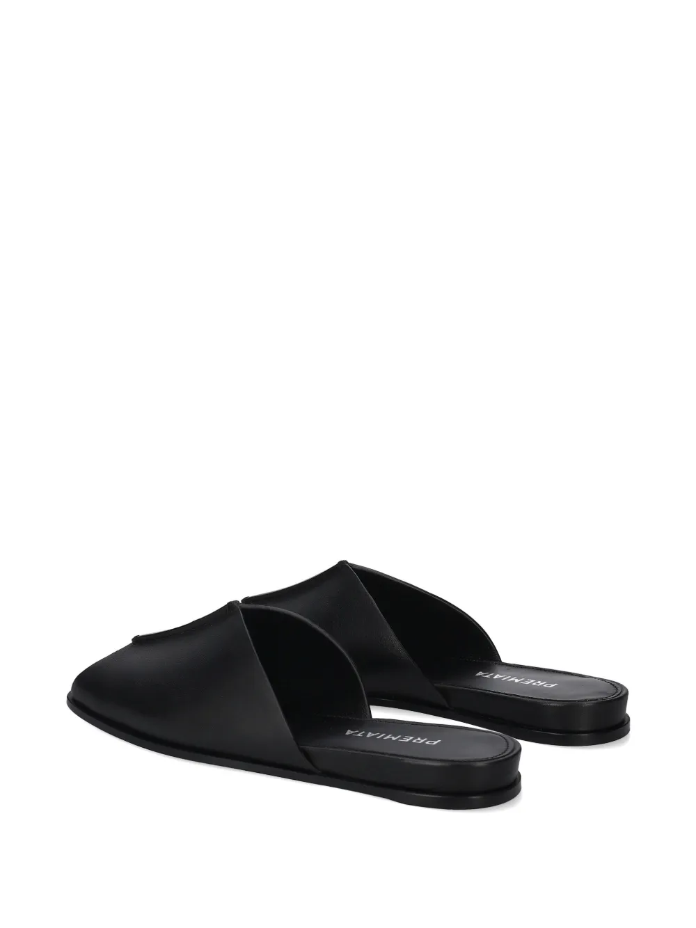 Premiata Muiltjes met vierkante open neus Zwart