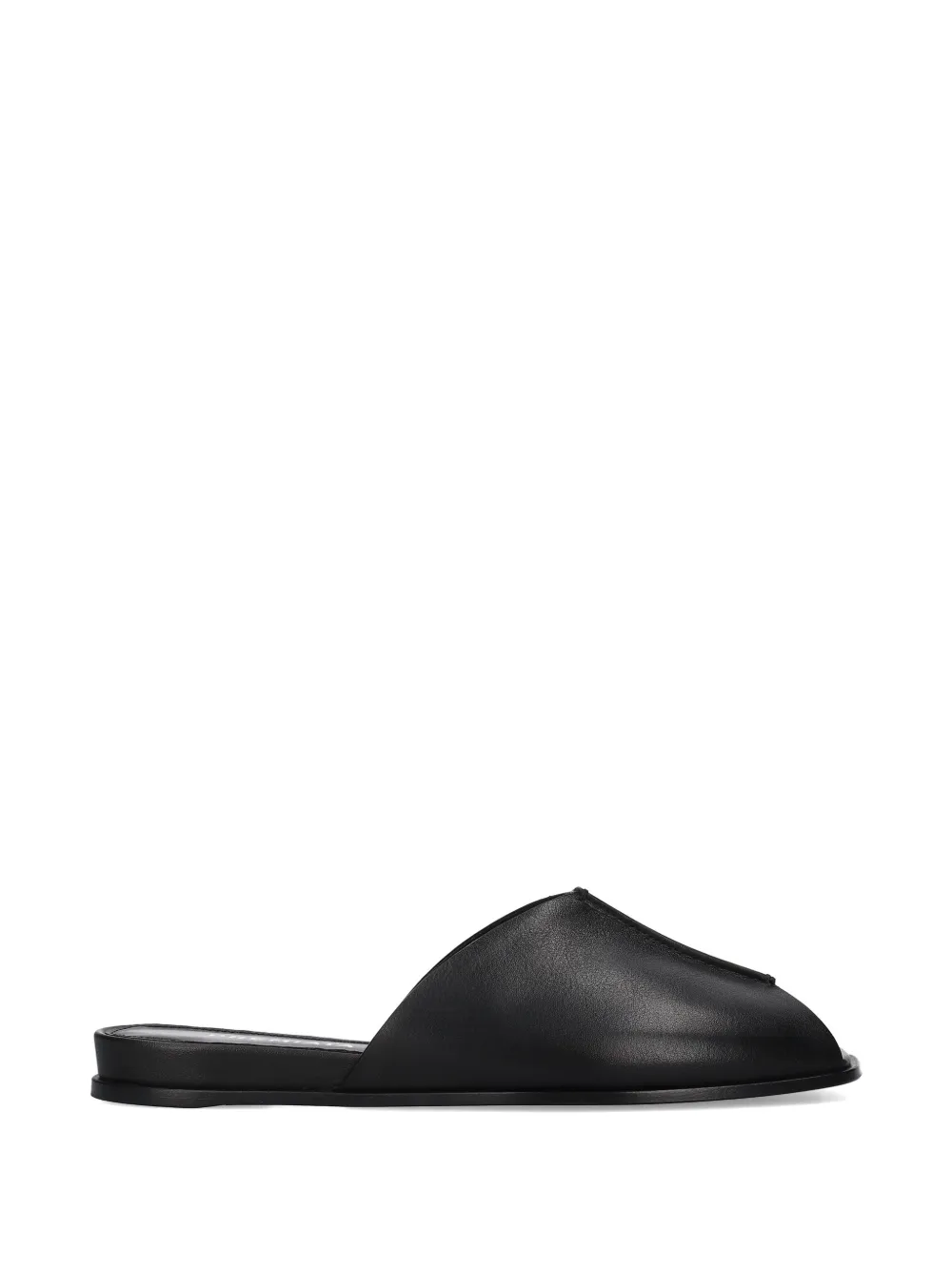 Premiata squared peep-toe mules - Nero