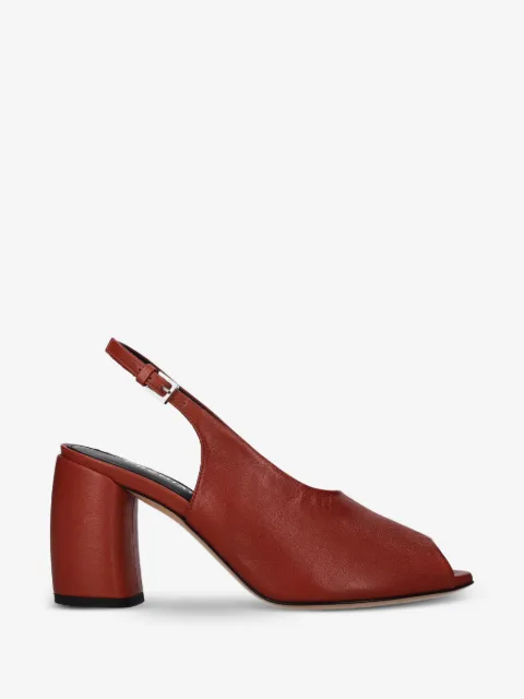 Premiata peep toe slingback pumps