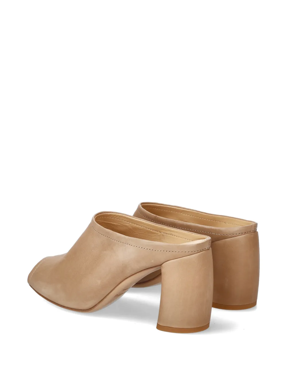 Premiata Sandalen met open neus en hak Beige