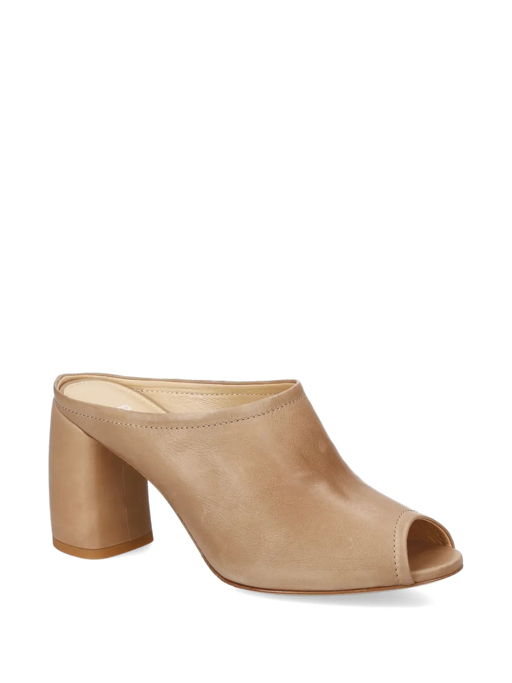 Premiata Sandalen met open neus en hak Beige