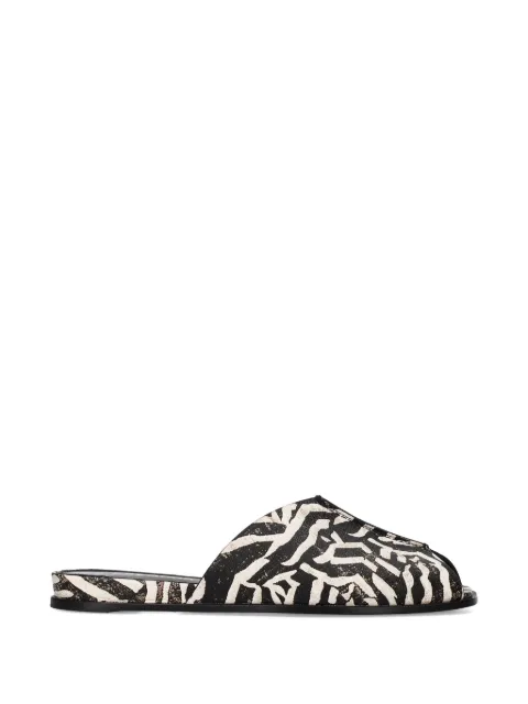 Premiata zebra-print flat sandals