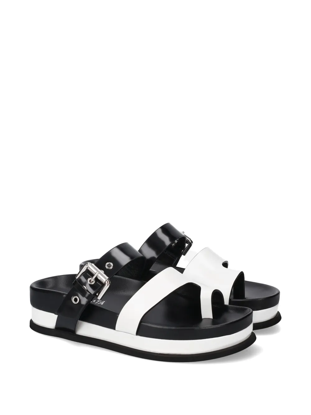 Premiata buckle platform sandals Wit