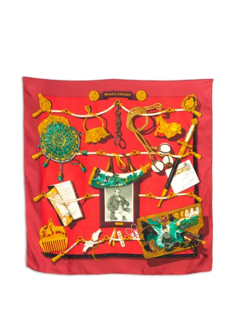 Hermès Pre-Owned 1997 printed silk scarf