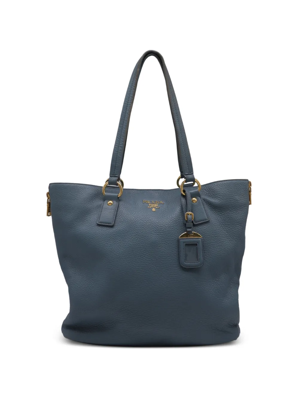 Prada Pre-Owned Vitello Daino leather tote bag - Blu