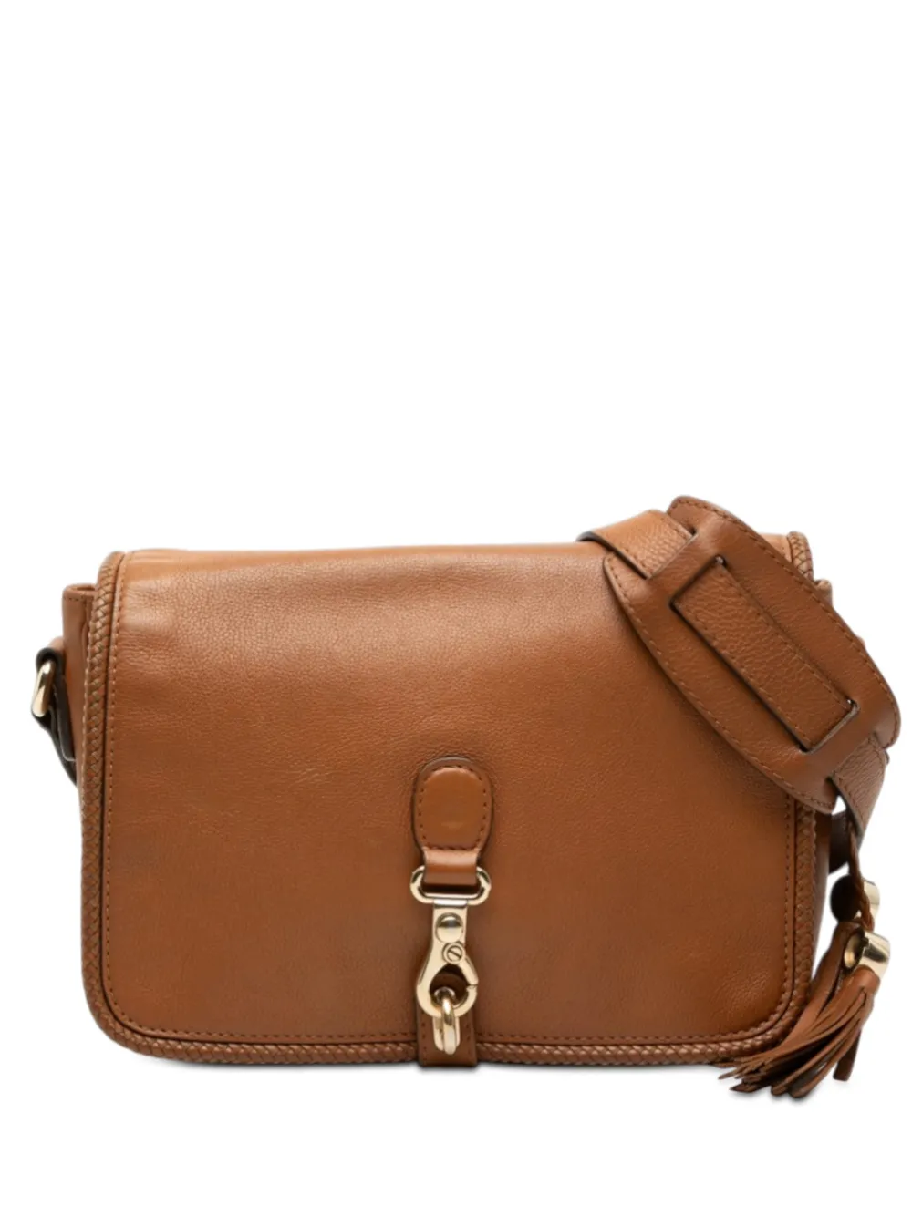 Gucci Pre-Owned 2000-2015 Leather Marrakech crossbody bag - Marrone